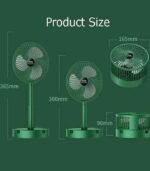 Telescopic Folding Table Fan