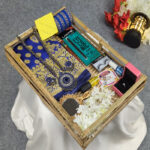 Premium Silk Katan Saree Combo Set - Blue