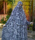 Elegant Palazzo long Khimar Set