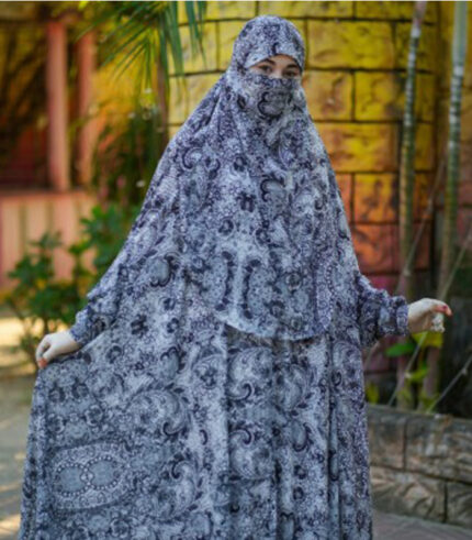 Elegant Palazzo long Khimar Set