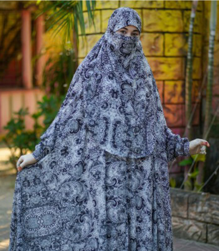 Elegant Palazzo long Khimar Set