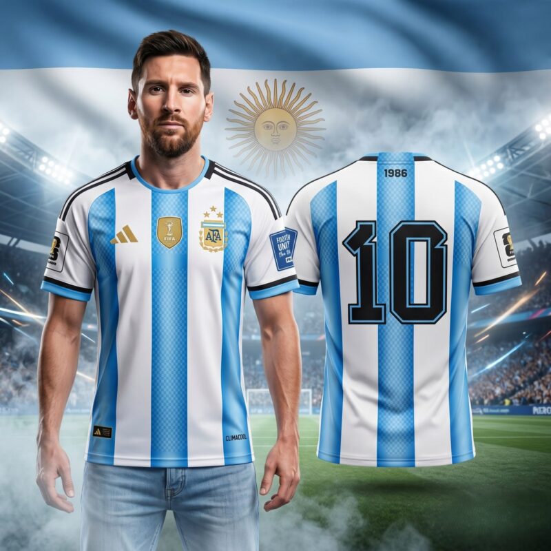 Argentina National Football Team Home Jersey